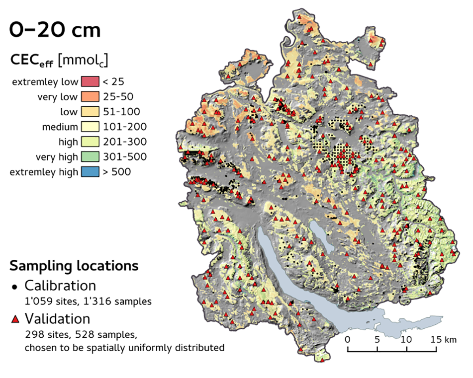 Predictive mapping of soil properties